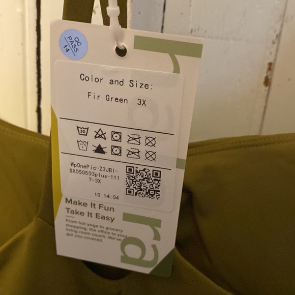 NWT Halara Everyday Cloudful Air 2-in-1 Activity Dress Fir Green Size 3XL 🤎💚 - Picture 12 of 13